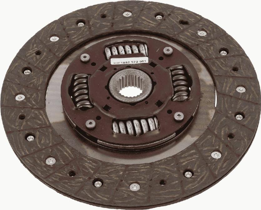 SACHS 1 862 572 001 - Диск сцепления, фрикцион www.autospares.lv