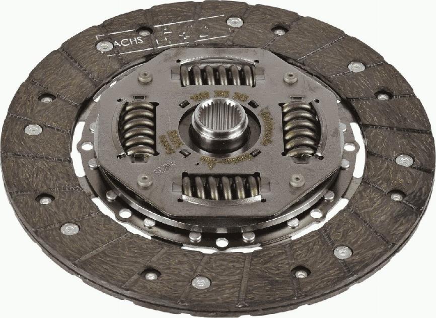 SACHS 1 862 393 343 - Sajūga disks autospares.lv