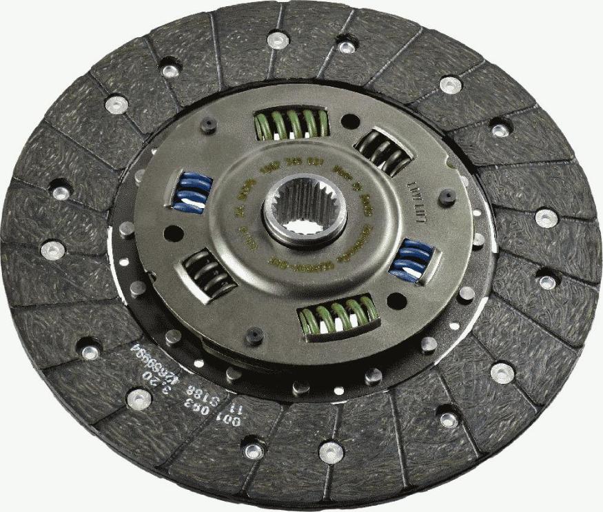 SACHS 1 862 348 031 - Sajūga disks www.autospares.lv