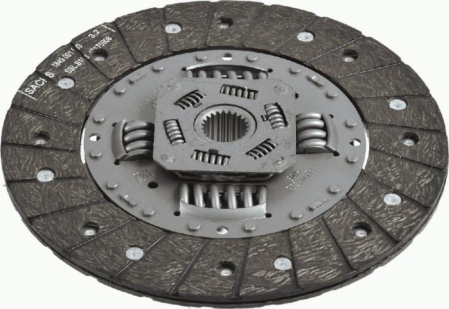 SACHS 1 862 250 031 - Sajūga disks www.autospares.lv