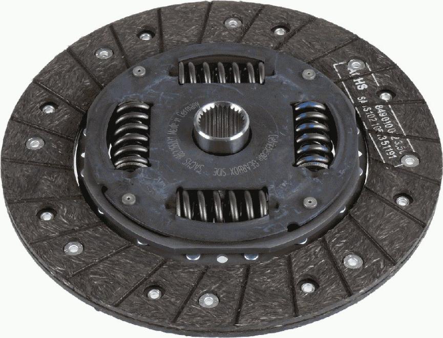 SACHS 1 862 265 031 - Sajūga disks www.autospares.lv