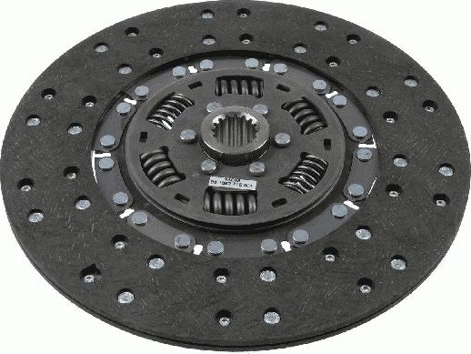 SACHS 1862 715 001 - Sajūga disks www.autospares.lv