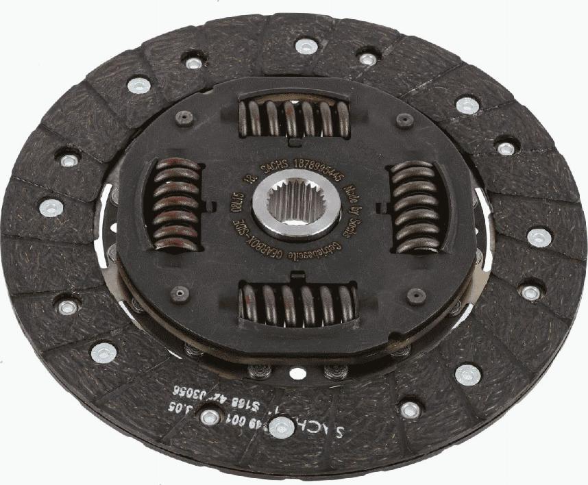 SACHS 1 878 995 445 - Sajūga disks www.autospares.lv