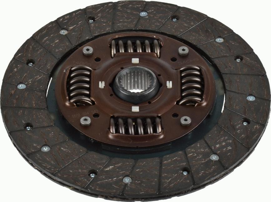 SACHS 1878 654 543 - Sajūga disks www.autospares.lv