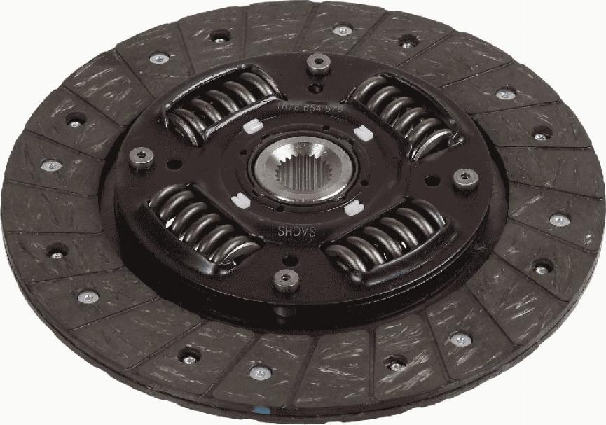 SACHS 1878 654 576 - Sajūga disks autospares.lv