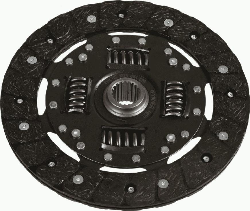 SACHS 1878 654 626 - Sajūga disks www.autospares.lv