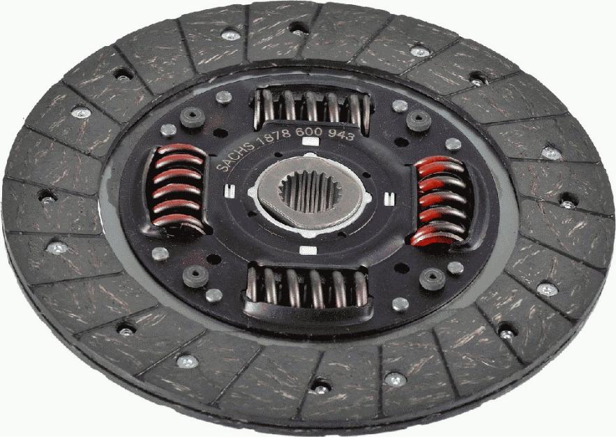 SACHS 1878 600 943 - Sajūga disks www.autospares.lv