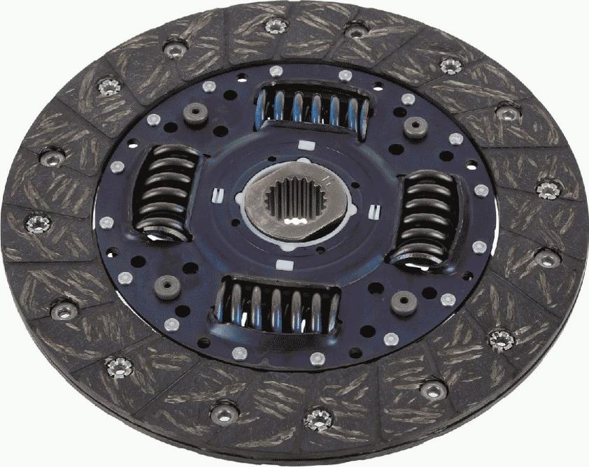 SACHS 1878 600 966 - Sajūga disks www.autospares.lv