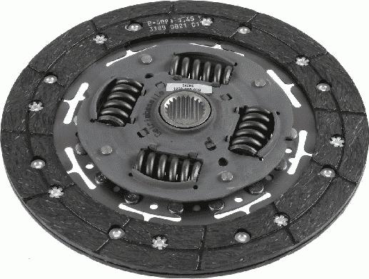 SACHS 1878 600 929 - Sajūga disks www.autospares.lv