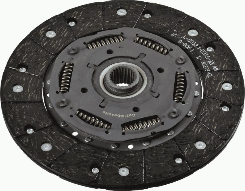 SACHS 1878 600 548 - Sajūga disks autospares.lv