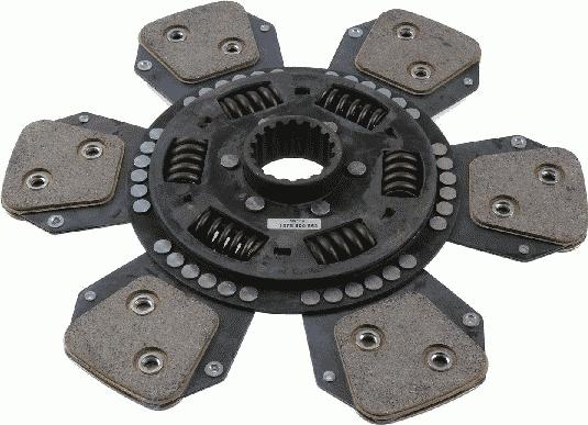 SACHS 1878 600 553 - Sajūga disks www.autospares.lv