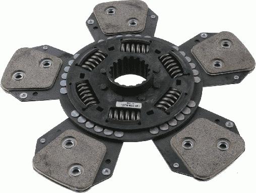 SACHS 1878 600 552 - Sajūga disks www.autospares.lv