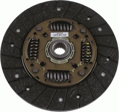 SACHS 1878 600 536 - Sajūga disks www.autospares.lv