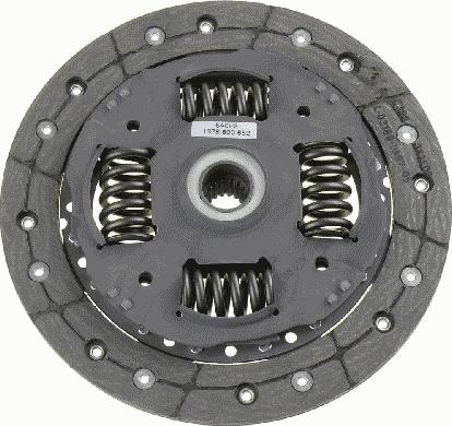 SACHS 1878 600 652 - Sajūga disks www.autospares.lv