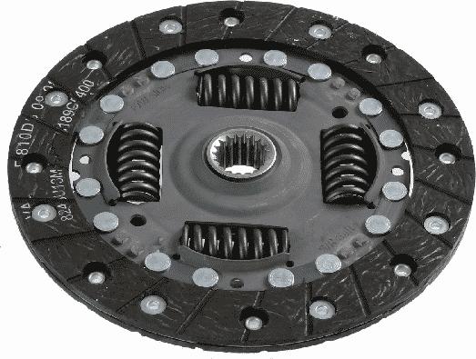 SACHS 1878 600 657 - Sajūga disks www.autospares.lv