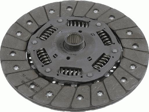 SACHS 1878 600 611 - Sajūga disks www.autospares.lv