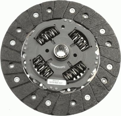 SACHS 1 878 600 637 - Диск сцепления, фрикцион www.autospares.lv