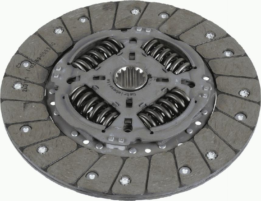 SACHS 1 878 600 624 - Sajūga disks www.autospares.lv