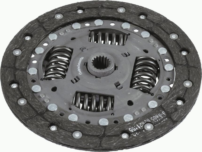 SACHS 1878 600 670 - Sajūga disks www.autospares.lv