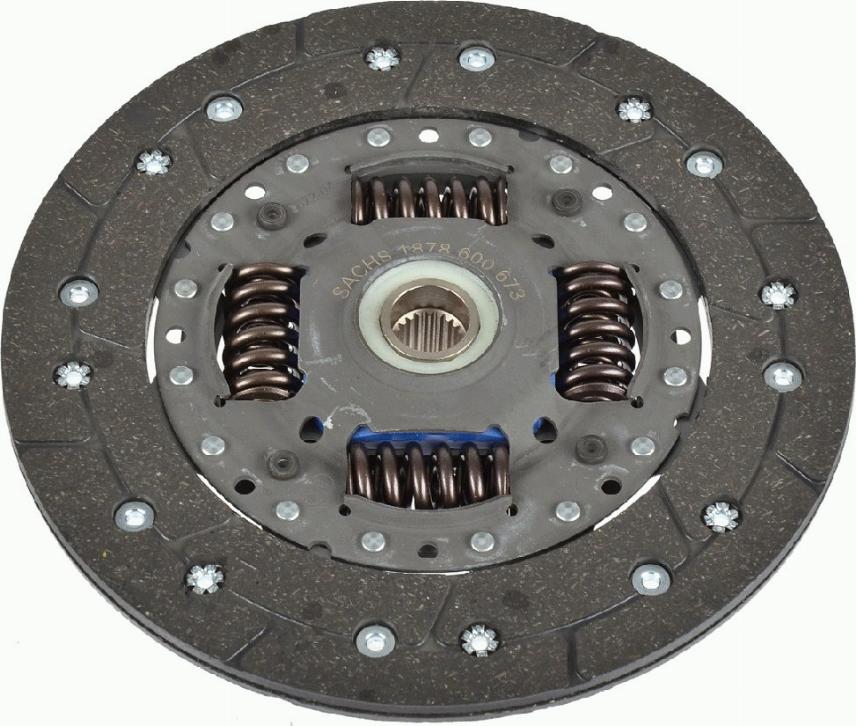 SACHS 1878 600 673 - Sajūga disks www.autospares.lv