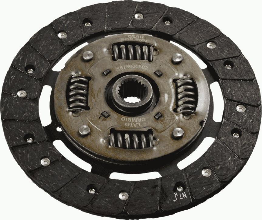 SACHS 1878 600 862 - Sajūga disks autospares.lv