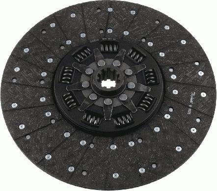 SACHS 1878 634 014 - Sajūga disks www.autospares.lv