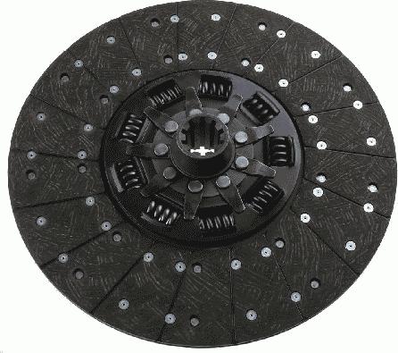 SACHS 1878 634 017 - Sajūga disks www.autospares.lv