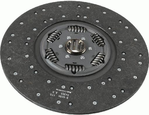 SACHS 1878 634 034 - Sajūga disks www.autospares.lv