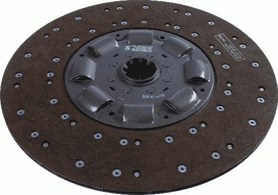 SACHS 1878 634 027 - Sajūga disks www.autospares.lv