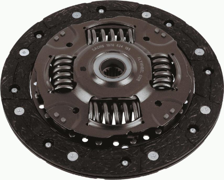 SACHS 1878 634 193 - Sajūga disks www.autospares.lv