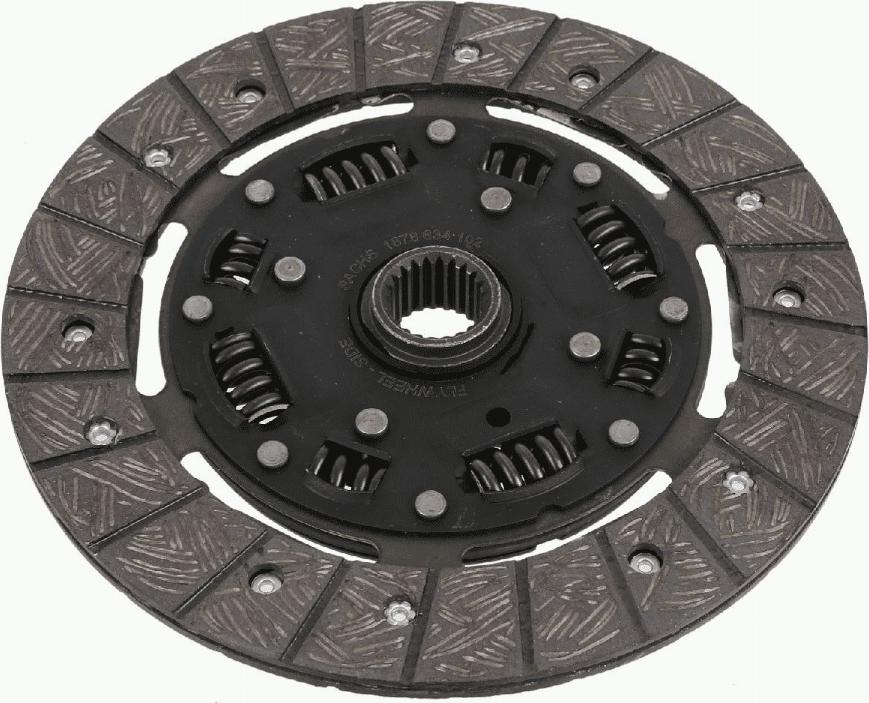 SACHS 1878 634 102 - Sajūga disks www.autospares.lv