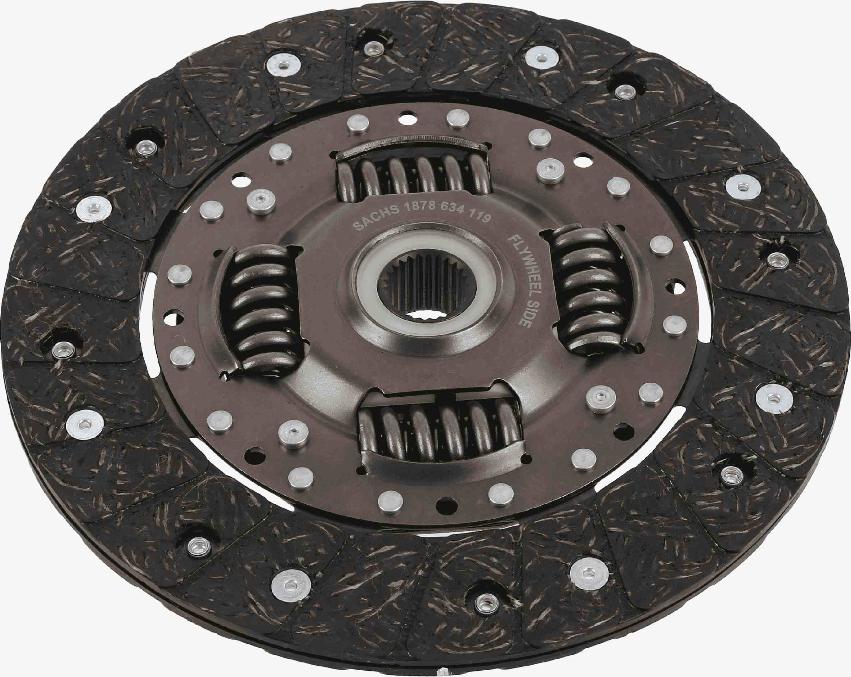 SACHS 1878 634 119 - Sajūga disks www.autospares.lv