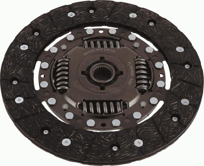 SACHS 1878 634 121 - Sajūga disks autospares.lv