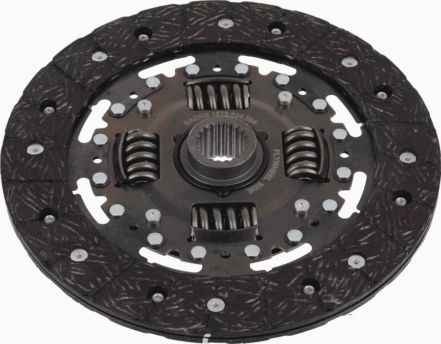 SACHS 1878 634 264 - Sajūga disks www.autospares.lv