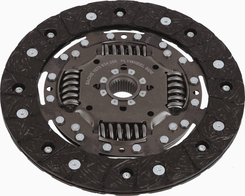 SACHS 1878 634 266 - Sajūga disks autospares.lv