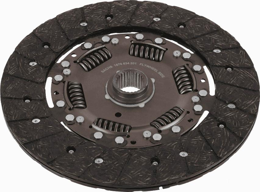 SACHS 1878 634 201 - Sajūga disks www.autospares.lv