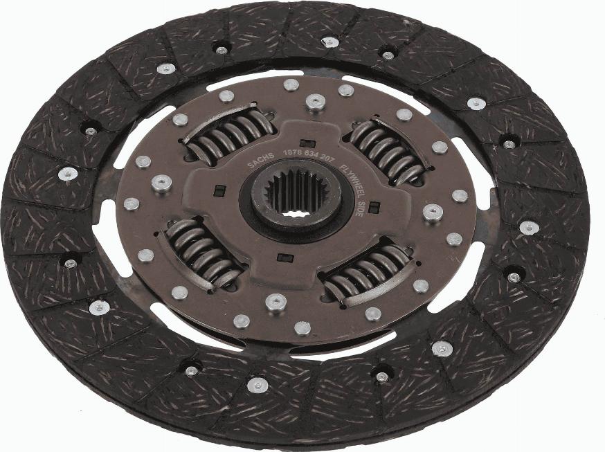 SACHS 1878 634 207 - Sajūga disks autospares.lv