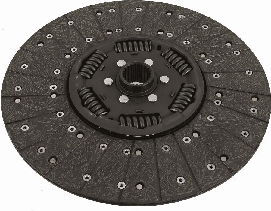 SACHS 1878 634 227 - Sajūga disks www.autospares.lv