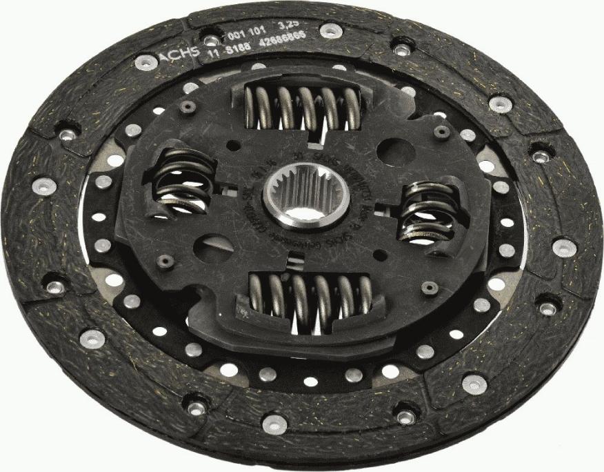 SACHS 1 878 040 731 - Sajūga disks www.autospares.lv