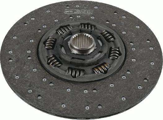 SACHS 1 878 043 231 - Sajūga disks www.autospares.lv