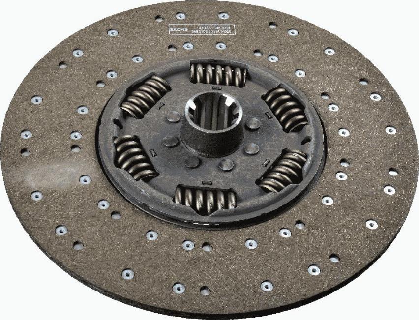 SACHS 1 878 054 951 - Sajūga disks www.autospares.lv