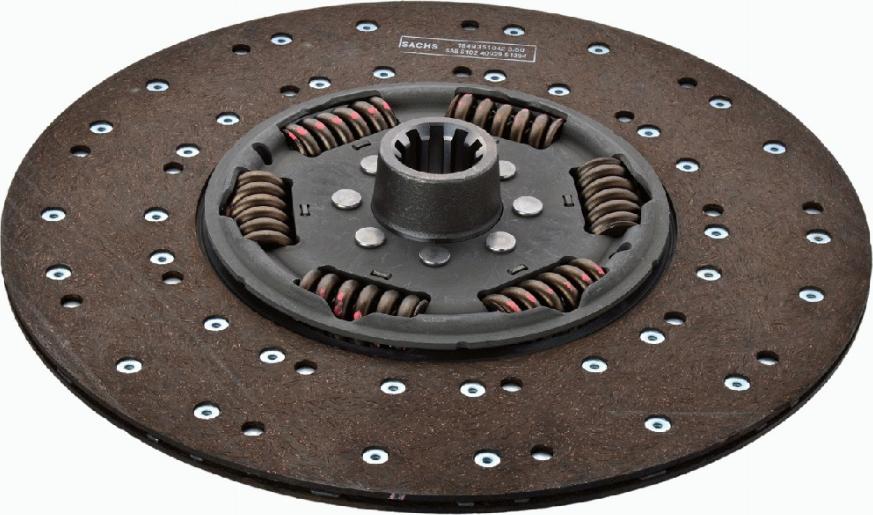 SACHS 1878 054 952 - Sajūga disks www.autospares.lv