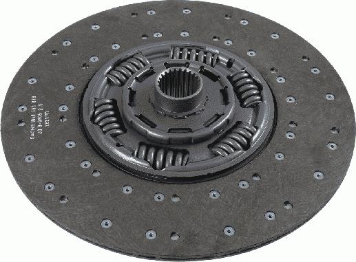 SACHS 1 878 063 231 - Sajūga disks www.autospares.lv