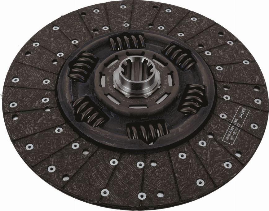 SACHS 1878 009 556 - Sajūga disks www.autospares.lv