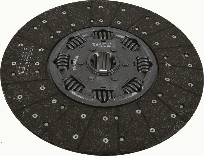 SACHS 1878 009 078 - Sajūga disks www.autospares.lv