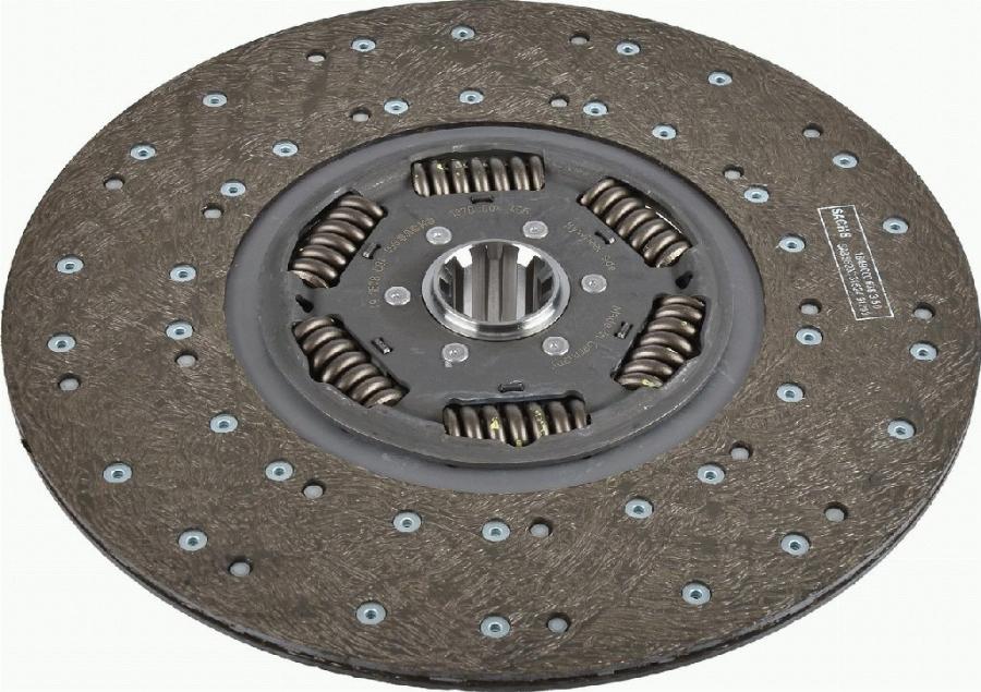 SACHS 1878 004 456 - Sajūga disks www.autospares.lv