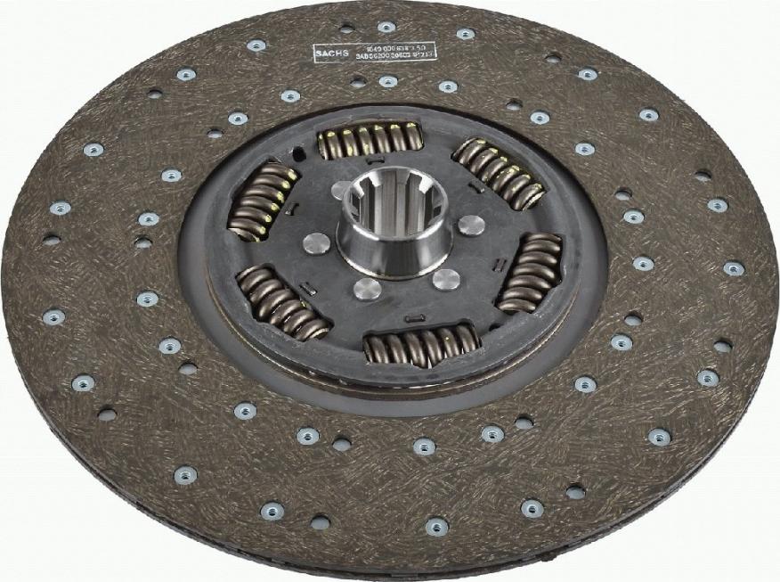 SACHS 1878 004 456 - Sajūga disks www.autospares.lv