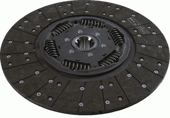 SACHS 1878 004 540 - Sajūga disks www.autospares.lv