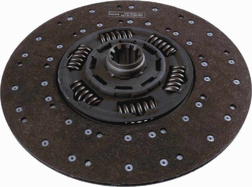 SACHS 1878 004 582 - Sajūga disks www.autospares.lv