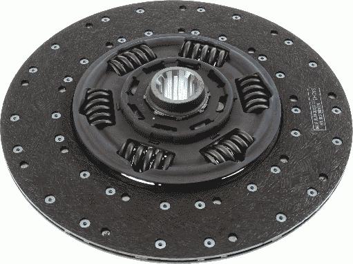 SACHS 1878 004 104 - Sajūga disks www.autospares.lv